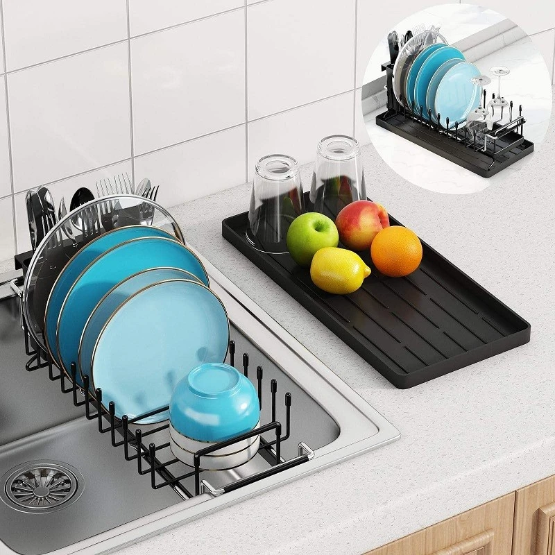 expandable dish drying rack small kitchen expandable dish drying rack small kitchen